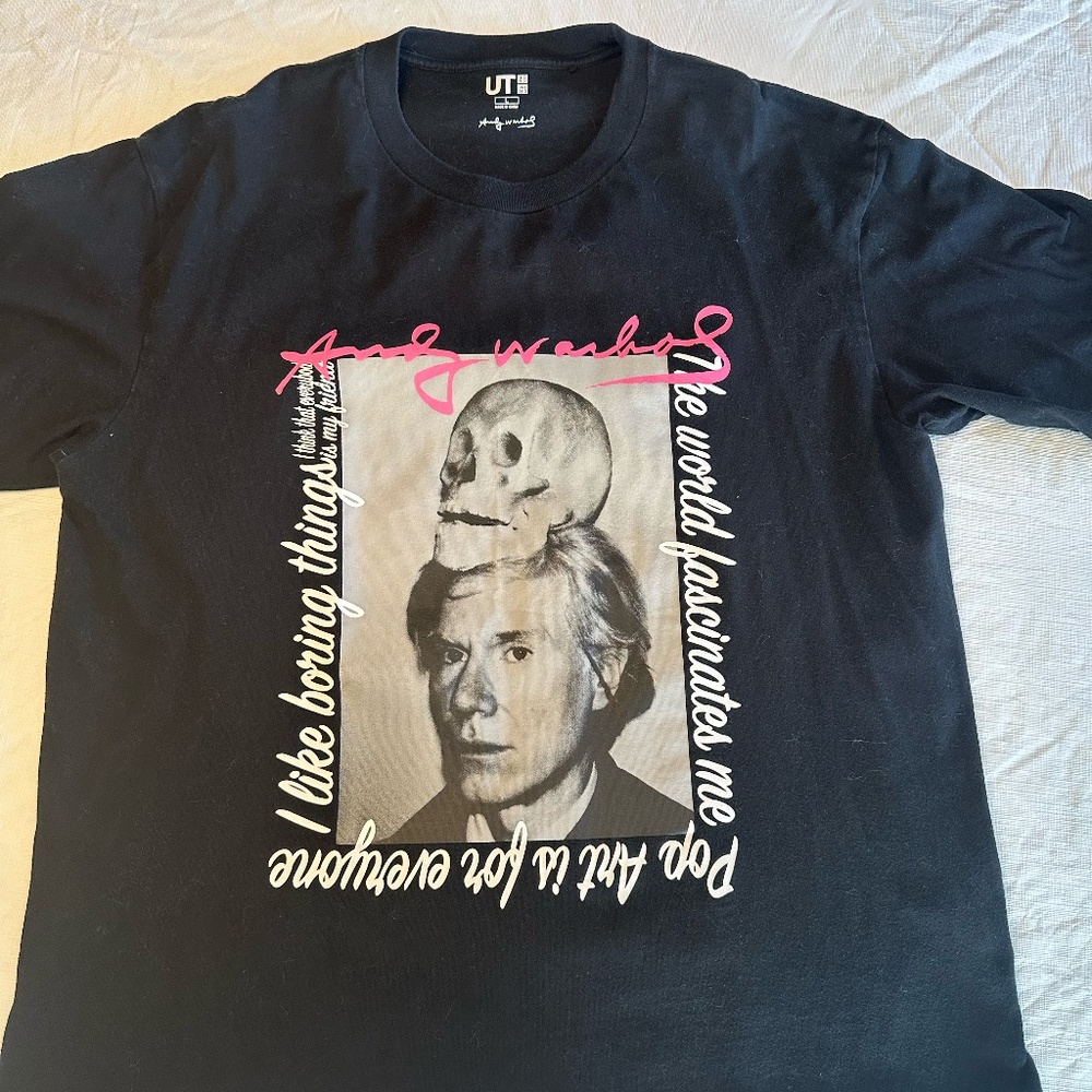 Andy Warhol × Uniqlo Pop Art Photo T-Shirt  ~ Large